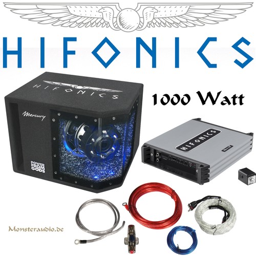 Hifonics 1000 watt - hifonics, komplett