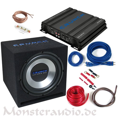 Crunch 500 watt bass set - crunch,