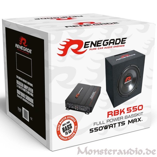 Renegade 550 watt bass - watt, set