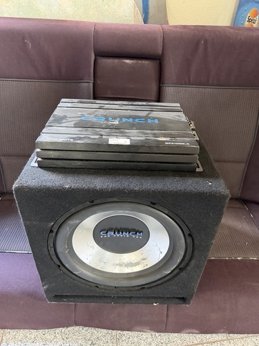 Crunch gpx350 subwoofer - crunch,